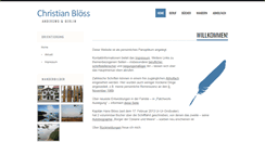 Desktop Screenshot of cbloess.de